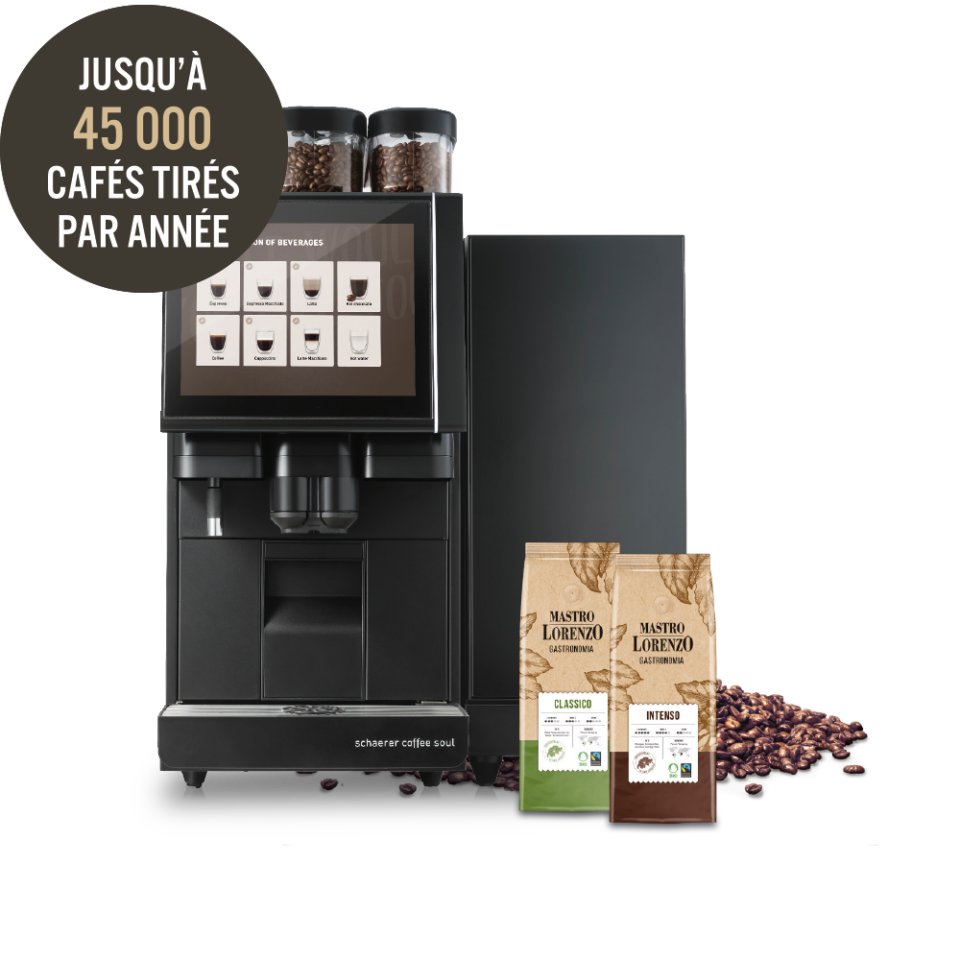 SCHAERER COFFEE SOUL MACHINE À CAFÉ ENTIÈREMENT AUTOMATIQUE