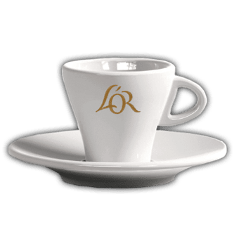 L'OR Cappuccino Tasse mit Untertasse