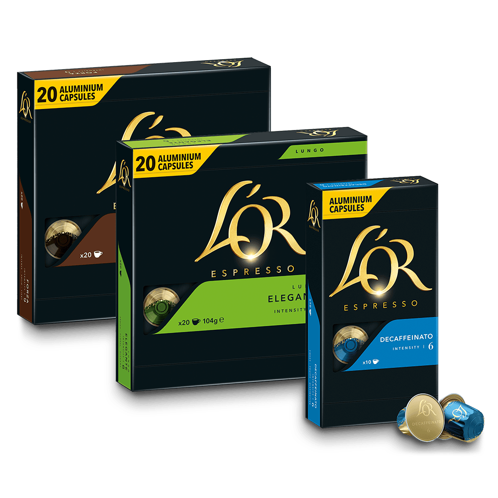 L‘OR KAFFEEKAPSELN
